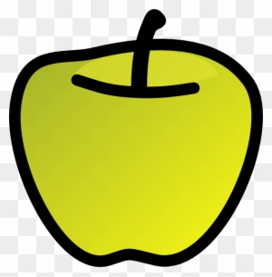 Green Apple 2 Clip Art At Clker - Draw A Green Apple
