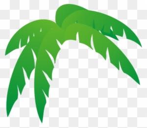 Palmera De Hojas Ilustración Vectorial - Palm Tree Leaves Clip Art