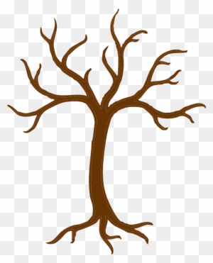 Clipart - Tree - With - Branches - Tree Trunk Clipart