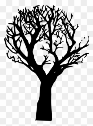 Creepy Tree Silhouette - Dark Trees Png