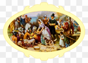 Thanksgiving Day - Pilgrims Thanksgiving 1621 Nthe First Thanksgiving