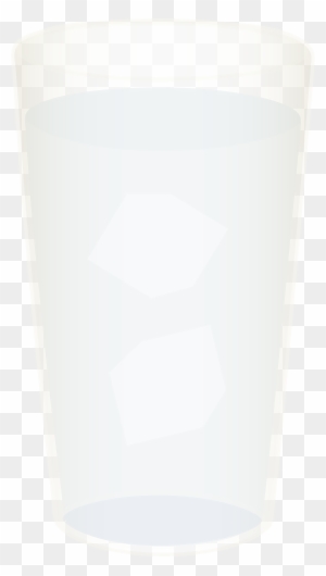 Glass Of Water With Ice Cubes Free Clip Art - Ice Cube