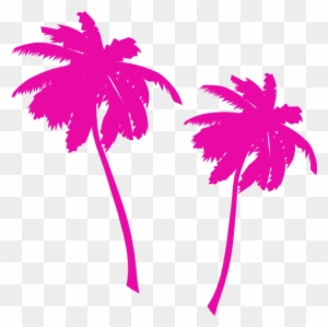Palm Tree Clipart Vector - 80s Palm Tree Png