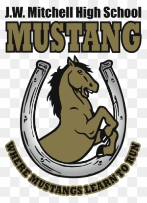 Mitchell Mustangs High School Curved Layouts SVG EPS DXF Digital Cutting Design jpg pdf Vector File Graphic Design Instant Download J.W