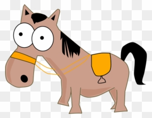 Pony Clipart Funny - Horse Vector Png