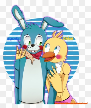 Toy Bonnie And Toy Chica By Dariukijamaga - Toy Bonnie X Toy Chica Fanart