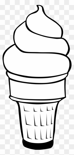 Fast Food, Desserts, Ice Cream Cones, Soft Serve - Ice Cream Cone Clip Art