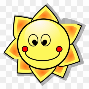 Smiling Cartoon Sun Clip Art At Clipart Library - Love You Are My Sunshine Love Ornament (oval)