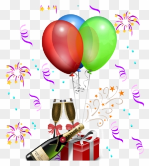 Happy Birthday Clip Art For A Man Free Birthday Clip - Happy New Year And Happy Birthday