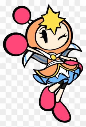 Alternate Sunshine Bomber Redesign By Caitlinthestargirl - Pink Super Bomberman R Characters