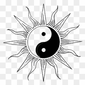 Sun Drawing Clipart - Yin And Yang Sun Sun Drawing Clipart - Yin And Yang Sun