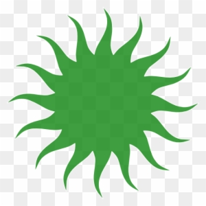 How To Set Use Green Sun Svg Vector - Greek God Apollo Symbol Sun