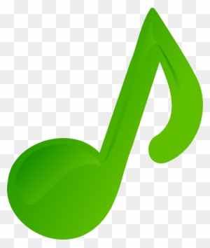 Green Music Notes Clipart