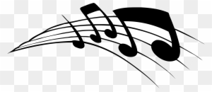 Music Staff Clipart Raseone Music Notes - Music Sound Png