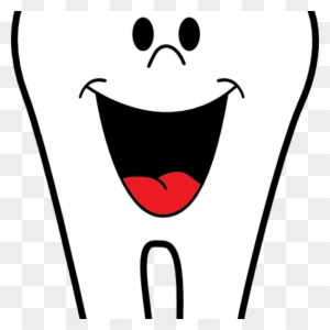 Happy - Cartoon Tooth - Free Transparent PNG Clipart Images Download
