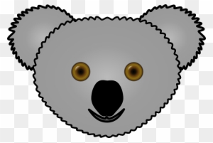 Free Vector Koala Clip Art - Animals Face Pictures Clipart
