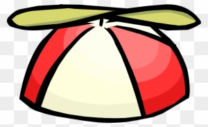 Helicopter Clipart Hat - Club Penguin Propeller Hat