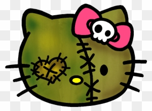 Zombie Clipart Hello Kitty - Zombie Hello Kitty