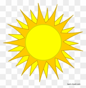 Hot Sun Free Clip Art Image - Thank You Sun Animation - Free Transparent PNG  Clipart Images Download