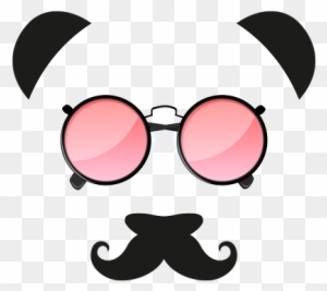 Mustache Panda T-shirt - World Wide Web