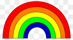 Black And White Rainbow Clipart - Small Rainbow Clipart