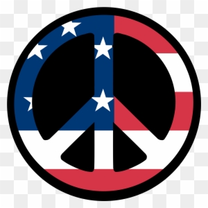Net » Clip Art » Countries Us Flag Peace Symbol Fav - Peace In A Country