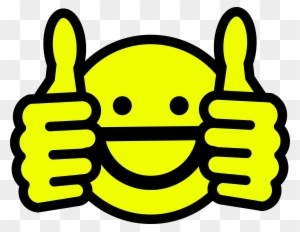 Happy Clipart Pictures - Thumbs Up Emoji Black And White
