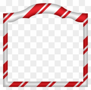 Free Christmas Picture Border Frames - Candy Cane Border Clip Art