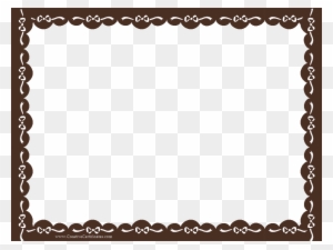 Clip Art Brown - Border Design For Certificate Png