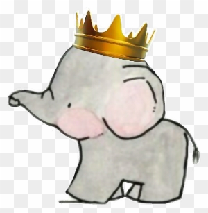 Elephant Baby Babyelephant Crown Prince - Mummy Daddy And Baby Elephant