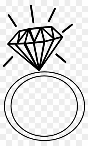 Premium Vector | Diamond engagement ring icon diamond wedding ring