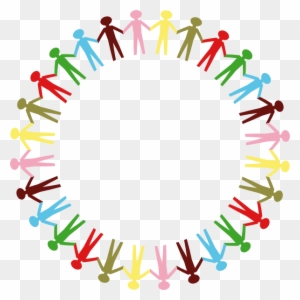 Clipart Of Unity Clip Art At Clker Com Vector Online - Circle Of People Holding Hands