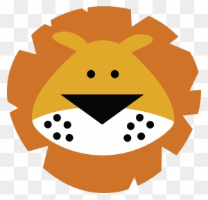 Lion Face - Cute Lion Face Cartoon