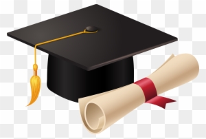 Graduation Cap And Diploma Png Clip Art - Graduation Cap And Diploma Clipart