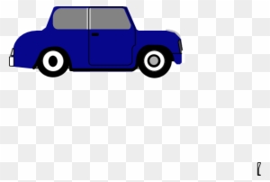 Animated Blue Car 3 Clip Art - Animated Car