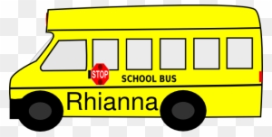 Name Tag Clipart Free Download Clip Art - School Bus Clip Art