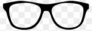 Ice Cube Clipart Sunglass - Black Frame Glasses Clip Art