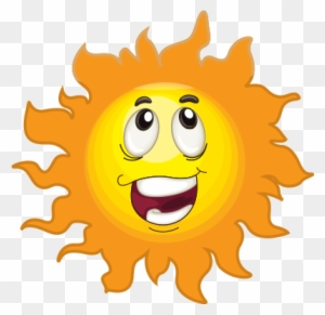 32 Dişini Gösterip Gülen Güneş Emojisi - Happy Sun