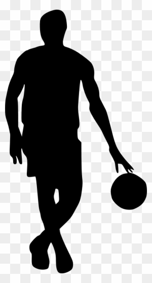 Silhouette Basketball - Basketball Player Silhouette Png