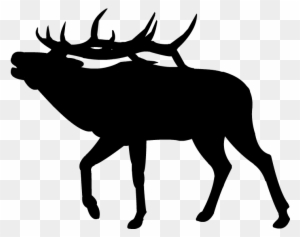 More Like Bull Elk Silhouette By Grandechartreuse - Elk Clip Art