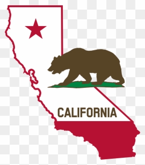 Solid Map Of California Clip Art - California Outline