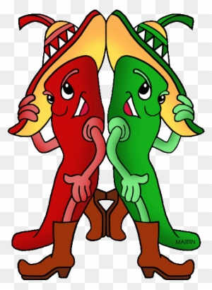 New Mexico State Question Red Or Green - Chili Peppers Clip Art