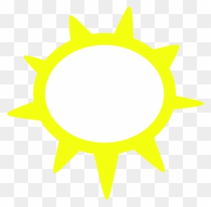 Sunny Weather Symbols Clip Art - Weather Symbols Sun