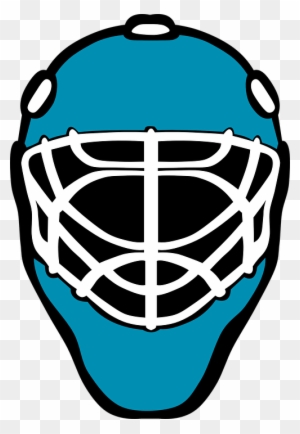 Ice Hockey, Mask, Goalie, Helmet, Blue - Hockey Goalie Mask Clipart