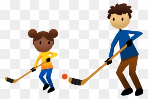 Ball Hockey For Children - Floor Hockey Clip Art