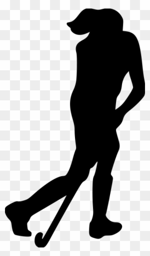 Field Hockey Player File Size - Field Hockey Player Silhouette