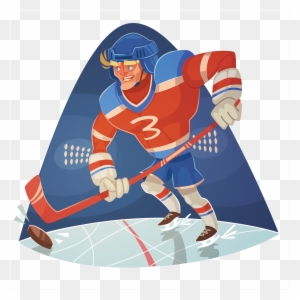 Ice Hockey Sports Equipment Football - Hockey Sport Cartoon