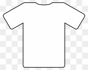 Shirt Outlines Clip Art At - White Shirt Black Background - Free ...