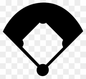 Baseball Field Silhouette Clip Art - Baseball Diamond Jpg