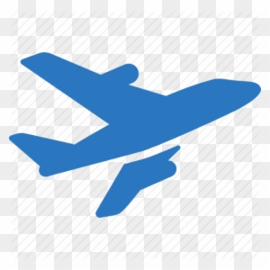 Aircraft Symbol 3 Icons - Plane Blue Icon Png